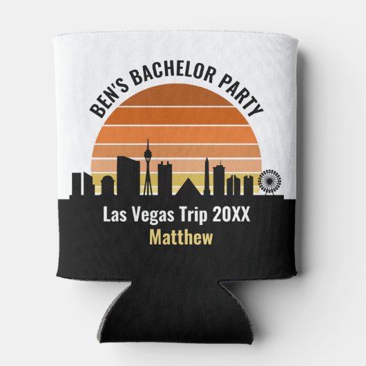 Las Vegas Strip Sunset Custom Vacation Dosenkühler (Rückseite)