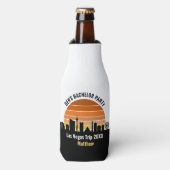 Las Vegas Strip Sunset Custom Vacation Flaschenkühler (Flaschenvorderseite)