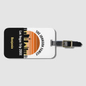 Las Vegas Strip Sunset Custom Vacation Gepäckanhänger (Vorderseite (Horizontal))