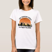 Las Vegas Strip Sunset Custom Vacation Women's T-Shirt (Vorderseite)