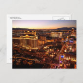Las Vegas Strip Sunset Postkarte (Vorne/Hinten)