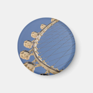 Las Vegas Style Stone Square Magnet