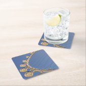 Las Vegas Style Stone Square Rechteckiger Pappuntersetzer (Vor Ort)