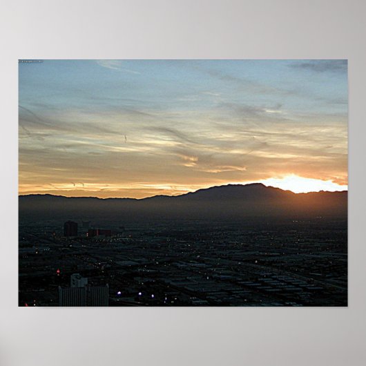 Las Vegas Sunset Poster (Vorne)