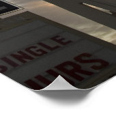 Las Vegas Sunset Poster Print (Ecke)