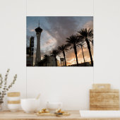 Las Vegas Sunset Poster Print (Küche)