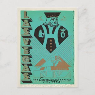 Las Vegas   The Entertainment Capital of the World Postkarte