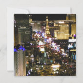 Las Vegas Thema 60. Geburtstagsparty Einladung (Rückseite)