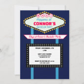 Las Vegas Themed Bachelor Party Custom Einladung (Vorderseite)
