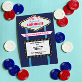 Las Vegas Themed Bachelor Party Custom Einladung