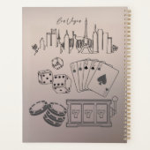 Las Vegas-Themed Wedding Planer (Rückseite)