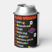 Las Vegas Tourist Akronym Can Cooler Dosenkühler (Kanne Vorderseite)