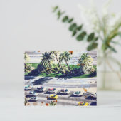 Las Vegas Traffic Postcard Postkarte (Stehend Vorderseite)