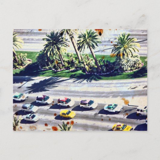 Las Vegas Traffic Postcard Postkarte (Vorderseite)