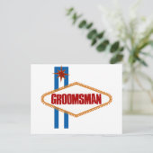 Las Vegas Trauzeuge Postkarte (Stehend Vorderseite)