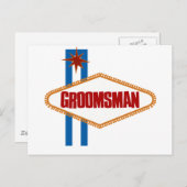 Las Vegas Trauzeuge Postkarte (Vorne/Hinten)