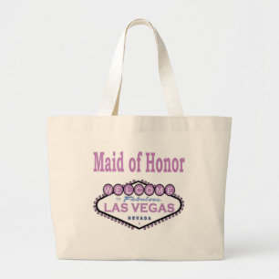 Las Vegas Trauzeugin Classic Bag Lavendel Jumbo Stoffbeutel