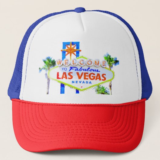 Las Vegas Truckerkappe (Vorderseite)