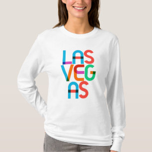 Las Vegas United Staaten Pop Art Letters T-Shirt