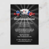 Las Vegas Unterkunft Cards Casino Begleitkarte (Vorderseite)