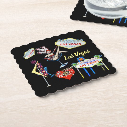 Las Vegas Untersetzer (angewinkelt)