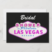 Las Vegas unterzeichnet Hochzeit in Urlaubsort Bra Einladung (Vorderseite)