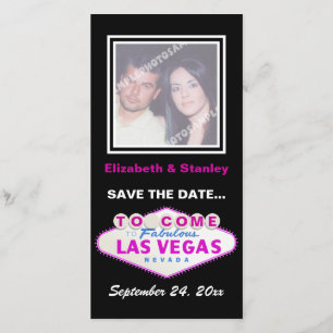 Las Vegas unterzeichnet zeitgenössische Hochzeit S Save The Date