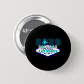 Las Vegas Urlaubsschild Button (Vorne & Hinten)