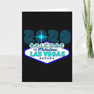 Las Vegas Urlaubsschild Karte