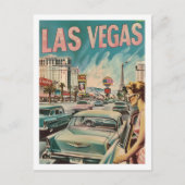 Las Vegas USA Vintag Famous Travel Place Postkarte (Vorderseite)