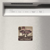 Las Vegas USA Vintag Magnet (In Situ (Geschirrspüler))