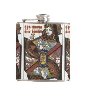 Las Vegas USA Vintage Reiseflasche Flachmann