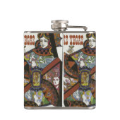 Las Vegas USA Vintage Travel Flask Flachmann (Rückseite)