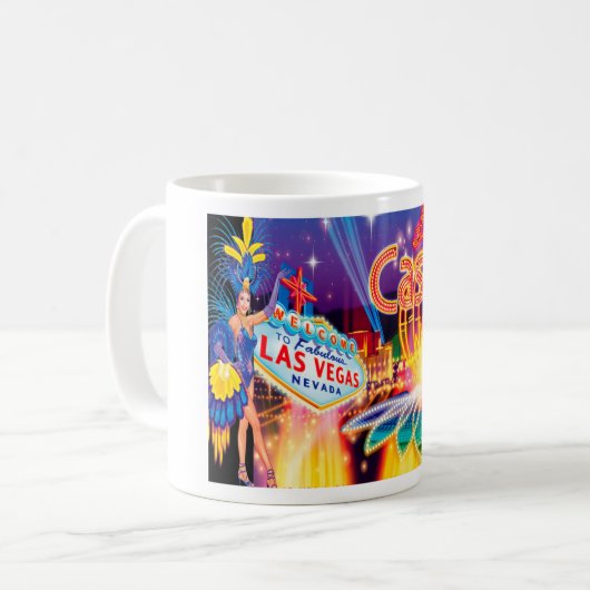 Las Vegas Vacation Kaffeetasse (Vorderseite Links)