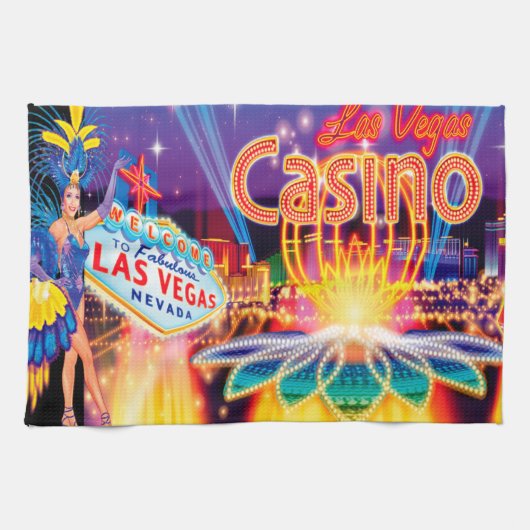 Las Vegas Vacation Küchentuch (Horizontal)