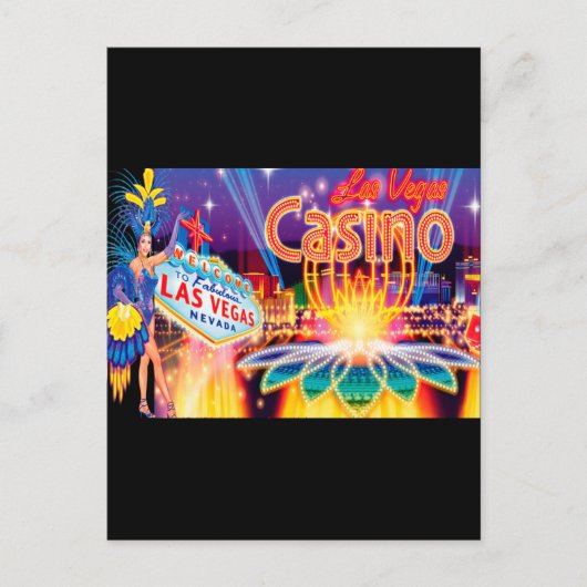 Las Vegas Vacation Postkarte (Vorderseite)