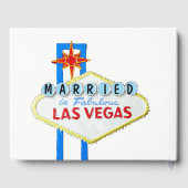 Las Vegas Valentine Wedding Gästebuch (Rückseite)