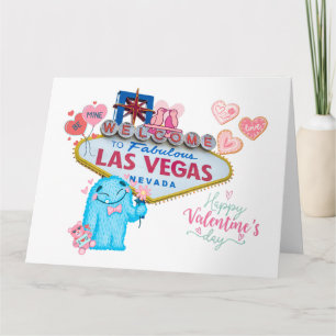 Las Vegas Valentinstag große Karte