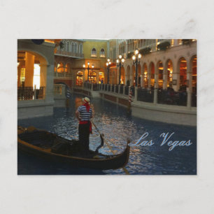 Las Vegas Venezianisch Canal Postkarte