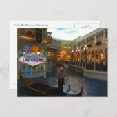 Las Vegas Venezianisch Gondola Postkarte (Vorne/Hinten)