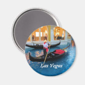 Las Vegas Venice Gondoliers Magnet (Vorderseite/Rückseite)