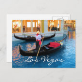 Las Vegas Venice Gondoliers Postkarte (Vorne/Hinten)