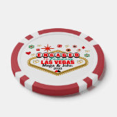 Las Vegas Verlobt Celebration Couple Matching T-Sh Pokerchips (Einzeln)