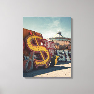 Las Vegas Vintag Casino Leinwand