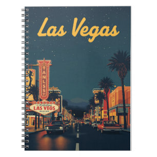 Las Vegas Vintage Notizblock