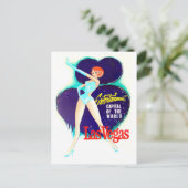 Las Vegas Vintage Reise Postkarte (Stehend Vorderseite)