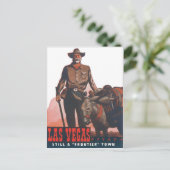 Las Vegas Vintage Reiseplaner Kunst Postkarte (Stehend Vorderseite)