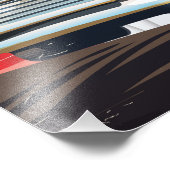 Las Vegas Vintages Urlaubsplakat Fotodruck (Ecke)