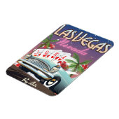 Las Vegas Vintages Urlaubsplakat Magnet (Linke Seite)