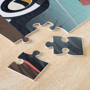 Las Vegas Vintages Urlaubsplakat Puzzle